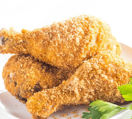 pollo frito bajo en carbohidratos