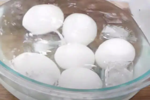 huevos en agua