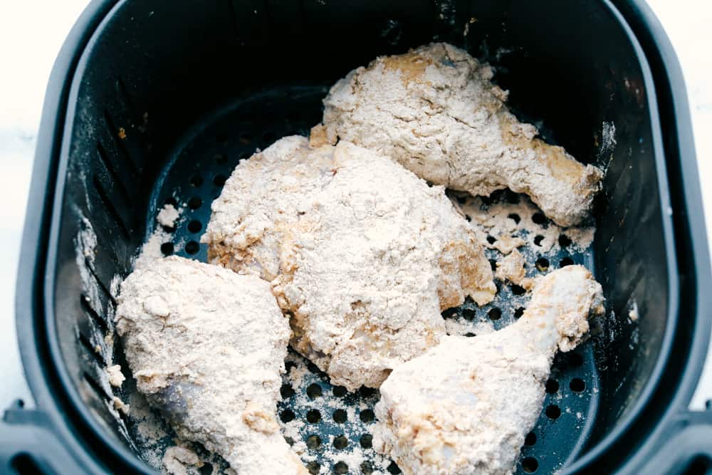 Cómo hacer pollo crujiente con freidora